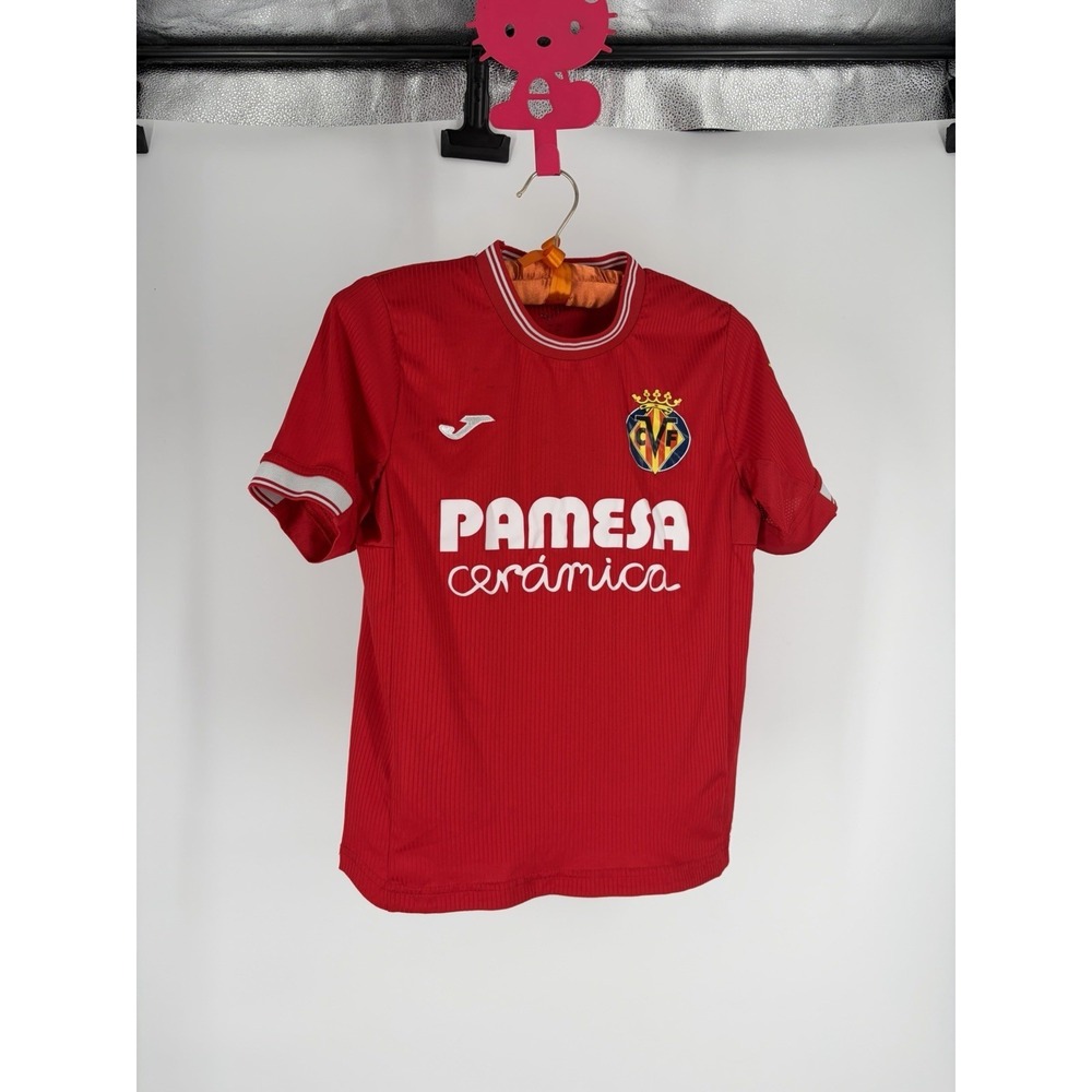 Villarreal Cf Joma Football Soccer Jersey Red Youth #42 Football Kit